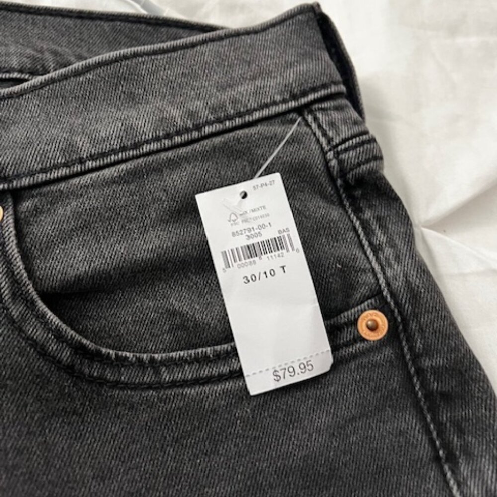 Gap distressed black jeans